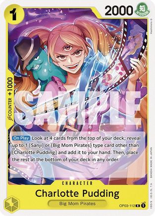 (OP03-112) Charlotte Pudding (112) - Pillars of Strength Starter Deck Nonfoil