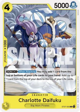 (ST07-005) Charlotte Daifuku - Starter Deck 20: YELLOW Charlotte Katakuri - Normal
