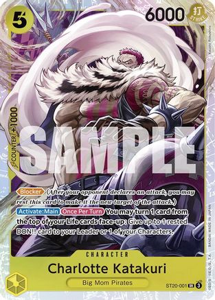 (ST20-001) Charlotte Katakuri (ST20-001) - Starter Deck 20: YELLOW Charlotte Katakuri Foil