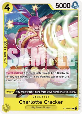 (ST20-002) Charlotte Cracker - Starter Deck 20: YELLOW Charlotte Katakuri Normal