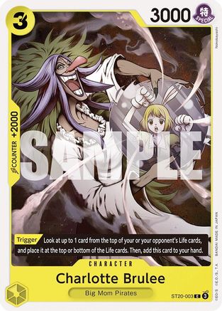 (ST20-003) Charlotte Brulee - Starter Deck 20: YELLOW Charlotte Katakuri Normal