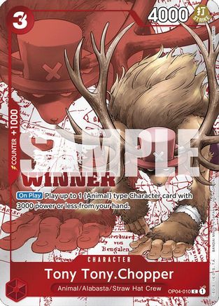 (OP04-010) Tony Tony.Chopper (Winner Pack 2024 Oct.-Dec.) - One Piece Promotion Cards Foil
