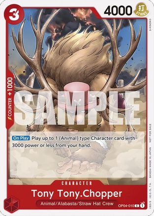 (OP04-010) Tony Tony.Chopper (Tournament Pack 2024 Oct.-Dec.) - One Piece Promotion Cards Normal