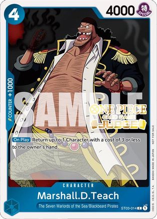 (ST03-014) Marshall.D.Teach (Judge Pack Vol. 4) - One Piece Promotion Cards Foil