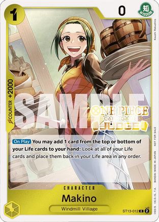 (ST13-012) Makino (Judge Pack Vol. 4) - One Piece Promotion Cards Foil