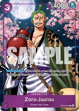 (OP05-067) Zoro-Juurou (Event Pack Vol. 5) - One Piece Promotion Cards Foil