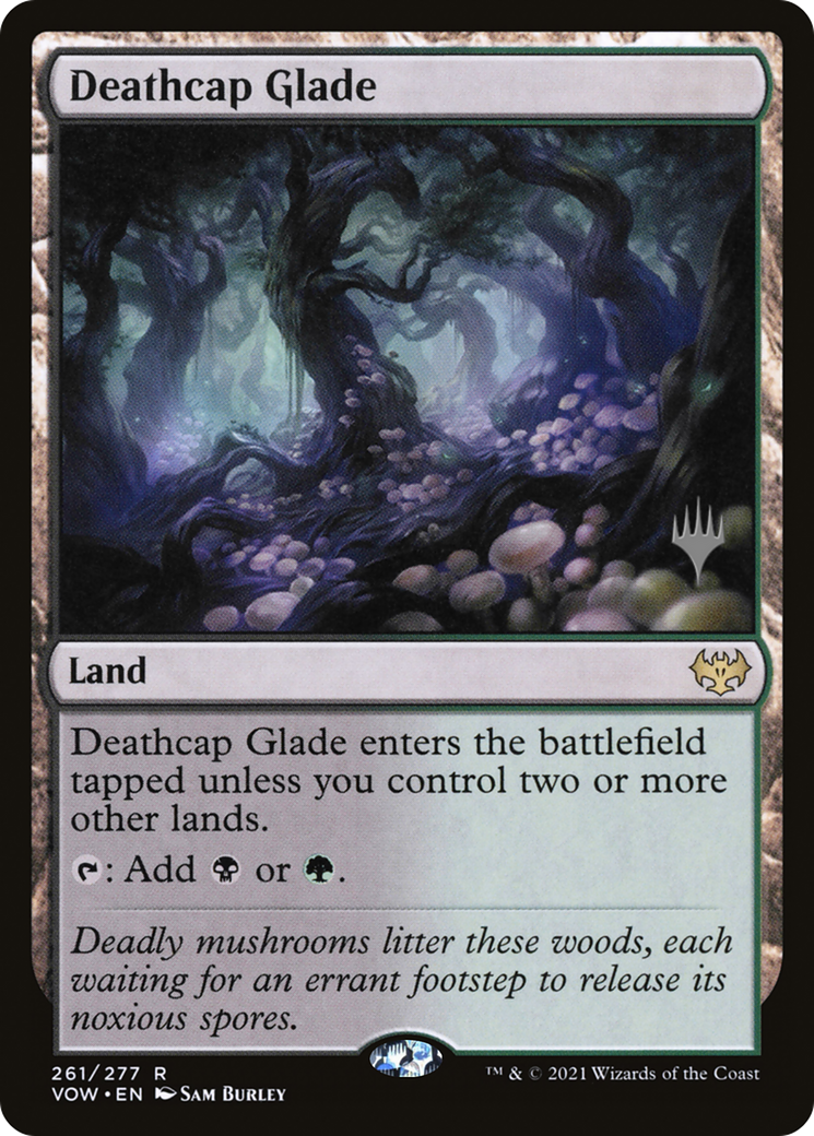 Deathcap Glade (PPDMU-261P) - Innistrad: Crimson Vow Promos (Promo Pack)