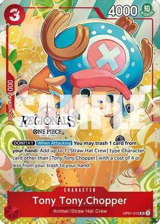 (OP01-015) Tony Tony.Chopper (Offline Regional 2024 Vol. 3) - One Piece Promotion Cards Normal