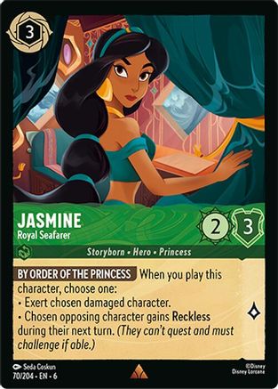 (070/204) Jasmine - Royal Seafarer - Azurite Sea Cold Foil