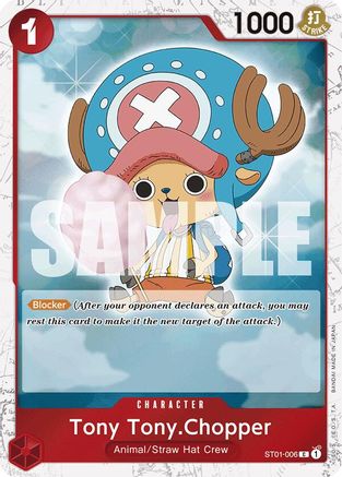 (ST01-006) Tony Tony.Chopper (ST01-006) (Jolly Roger Foil) - Premium Booster -The Best- Foil