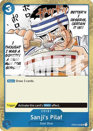 (OP03-056) Sanji's Pilaf (Jolly Roger Foil) - Premium Booster -The Best- Foil
