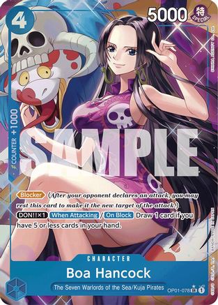 (OP01-078) Boa Hancock (OP01-078) (Alternate Art) - Premium Booster -The Best- Foil