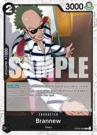 (OP03-089) Brannew (Jolly Roger Foil) - Premium Booster -The Best- Foil