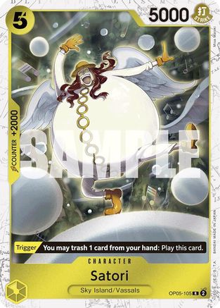 (OP05-105) Satori (Jolly Roger Foil) - Premium Booster -The Best- Foil