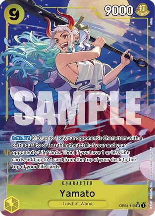 (OP04-112) Yamato (OP04-112) (Alternate Art) - Premium Booster -The Best- Foil
