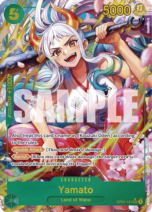 (OP01-121) Yamato (OP01-121) (Alternate Art) - Premium Booster -The Best- Foil