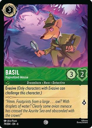 (079/204) Basil - Hypnotized Mouse - Azurite Sea Normal