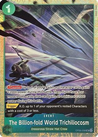 (OP06-038) The Billion-fold World Trichiliocosm (Premium Card Collection -Best Selection Vol. 2-) - One Piece Promotion Cards Foil