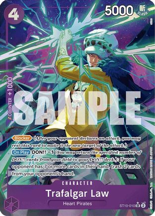 (ST10-010) Trafalgar Law (ST10-010) (Alternate Art) - Premium Booster -The Best- Foil