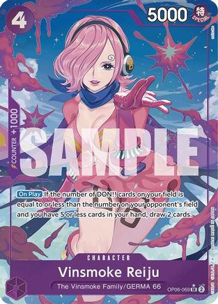 (OP06-069) Vinsmoke Reiju (OP06-069) (Alternate Art) - Premium Booster -The Best- Foil