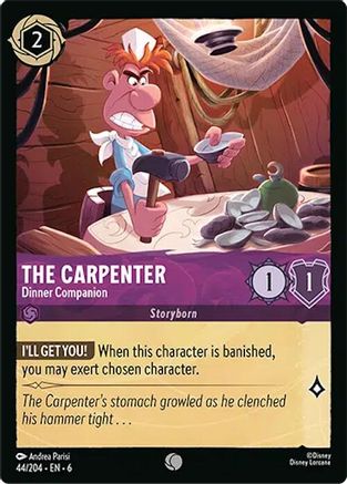 (044/204) The Carpenter - Dinner Companion - Azurite Sea Cold Foil