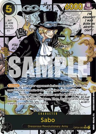 (OP04-083) Sabo (OP04-083) (Manga) - Premium Booster -The Best- Foil