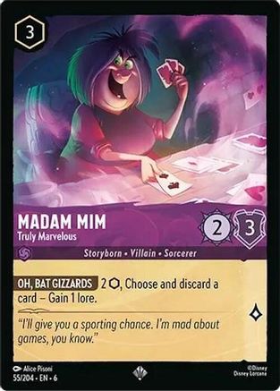 (055/204) Madam Mim - Truly Marvelous - Azurite Sea Cold Foil