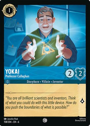 (158/204) Yokai - Professor Callaghan - Azurite Sea Cold Foil