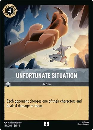 (199/204) Unfortunate Situation - Azurite Sea Cold Foil