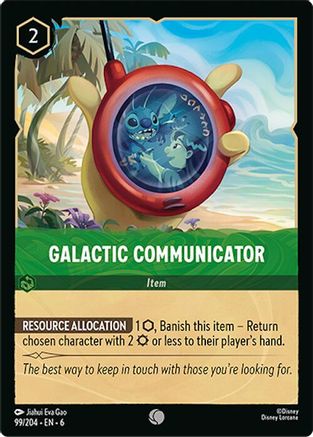 (099/204) Galactic Communicator - Azurite Sea Normal