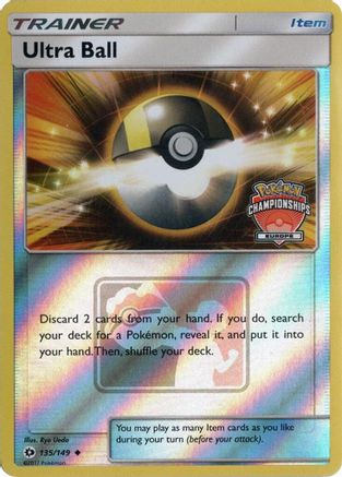 Ultra Ball (Europe Championships) (135/149) - League & Championship Cards Reverse Holofoil - Promo