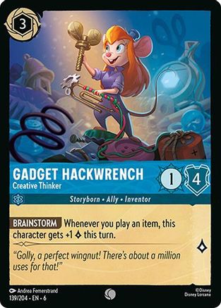 (139/204) Gadget Hackwrench - Creative Thinker - Azurite Sea Normal