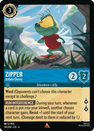 (141/204) Zipper - Astute Decoy - Azurite Sea Cold Foil