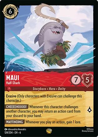 (124/204) Maui - Half-Shark - Azurite Sea Cold Foil
