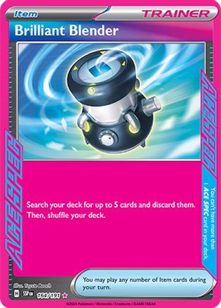 Brilliant Blender (164/191) - SV08 Surging Sparks Holofoil - ACE SPEC Rare