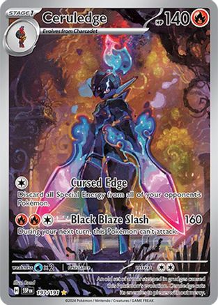 Ceruledge (197/191) - SV08 Surging Sparks Holofoil - Illustration Rare