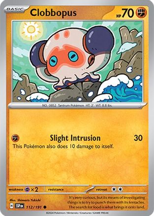 Clobbopus (112/191) - SV08 Surging Sparks - Common