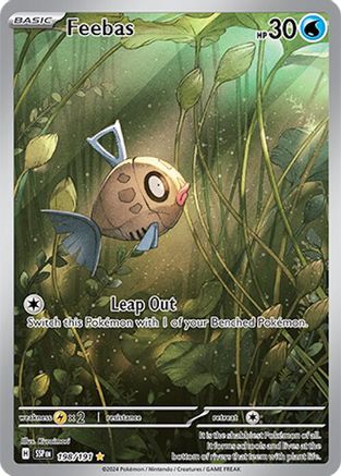 Feebas (198/191) - SV08 Surging Sparks Holofoil - Illustration Rare
