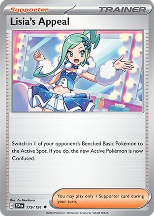 Lisia's Appeal (179/191) - SV08 Surging Sparks - Uncommon