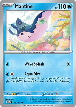 Mantine (40/191) - SV08 Surging Sparks - Common
