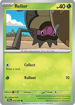 Rellor (13/191) - SV08 Surging Sparks Reverse Holofoil - Common