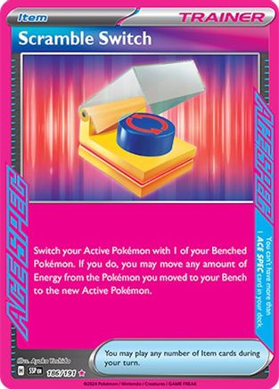 Scramble Switch (186/191) - SV08 Surging Sparks Holofoil - ACE SPEC Rare