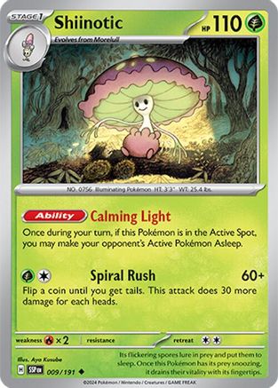 Shiinotic (9/191) - SV08 Surging Sparks - Uncommon
