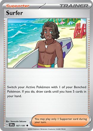 Surfer (187/191) - SV08 Surging Sparks - Uncommon