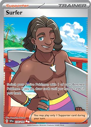 Surfer (235/191) - SV08 Surging Sparks Holofoil - Ultra Rare