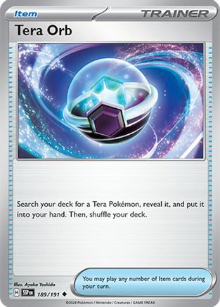 Tera Orb (189/191) - SV08 Surging Sparks - Uncommon