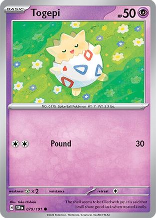 Togepi (70/191) - SV08 Surging Sparks - Common