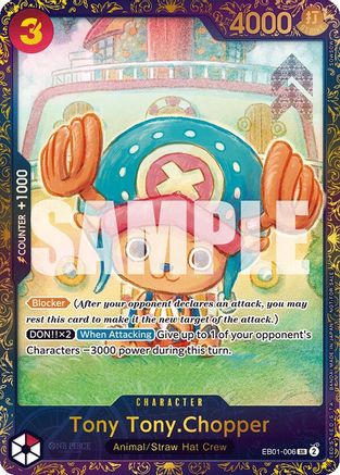 (EB01-006) Tony Tony.Chopper (Treasure Cup 2024) - One Piece Promotion Cards Foil