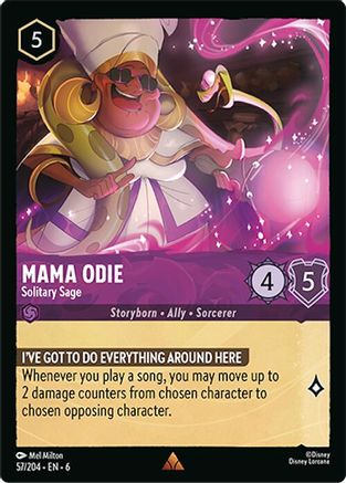 (057/204) Mama Odie - Solitary Sage - Azurite Sea Cold Foil