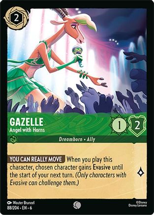 (088/204) Gazelle - Angel with Horns - Azurite Sea Normal